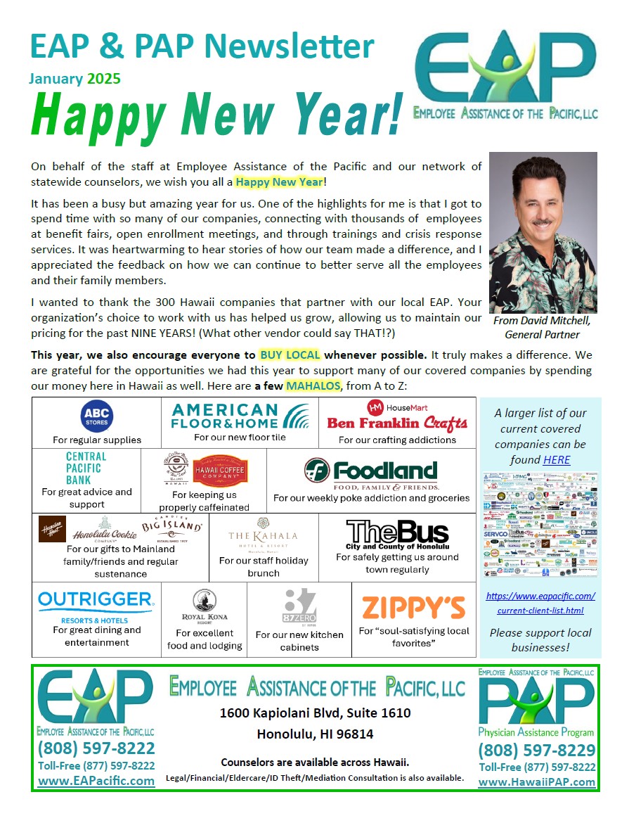 January 2026 Newsletter